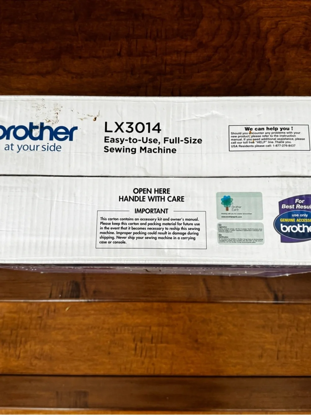 Brother White Sewing Machine with Teal Accents - Picture 6 of 6